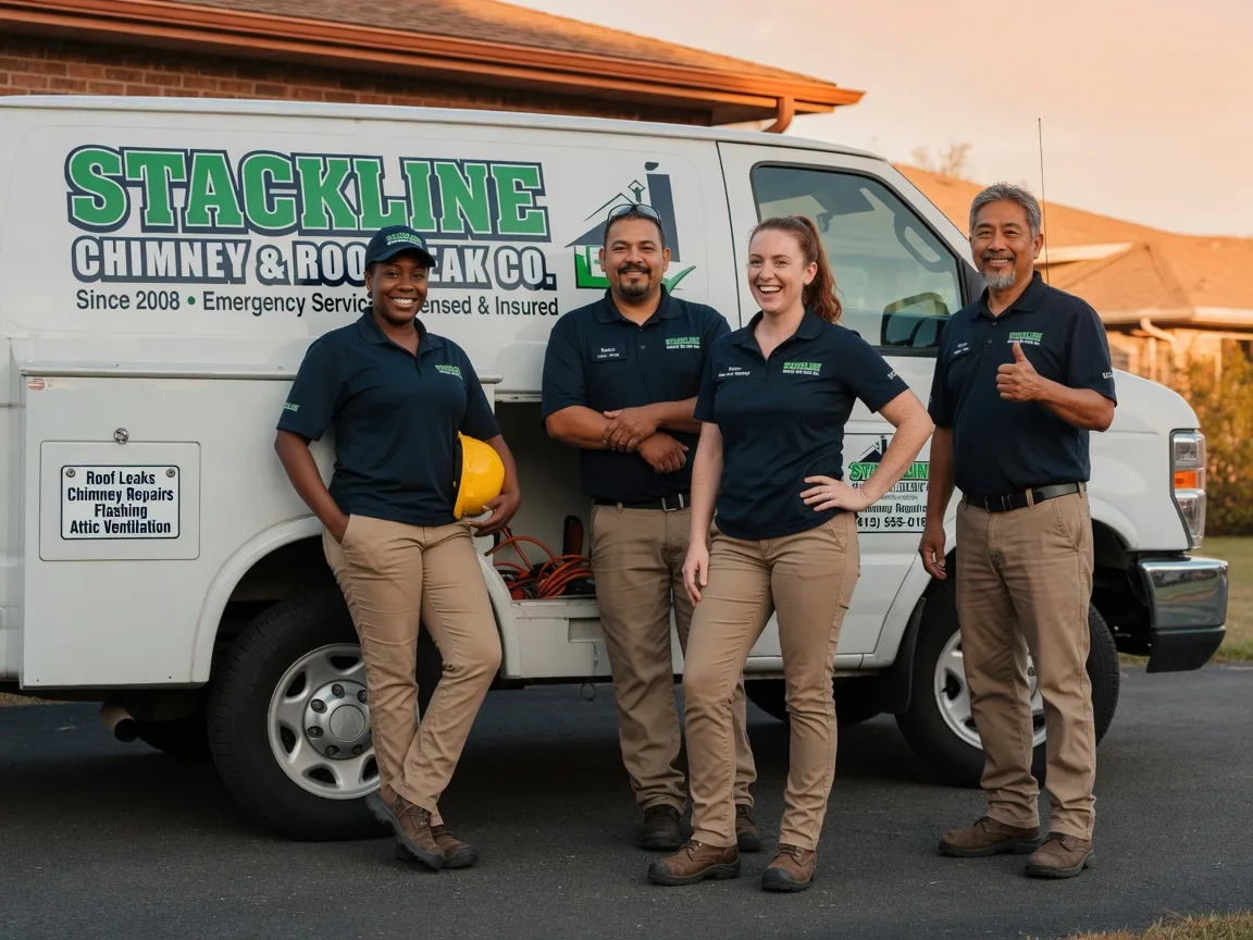 Chimney flashing repair company in Wallis, TX